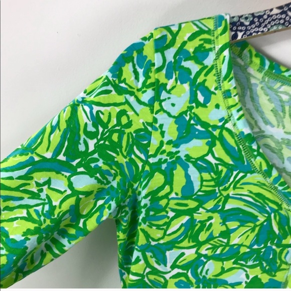 Lilly Pulitzer Palmetto Dress Green Parrot Sz S - Picture 5 of 8